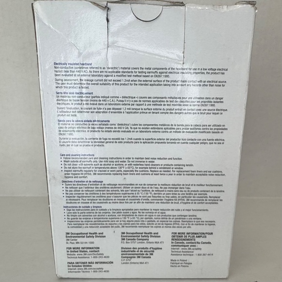 3M X 4A Hearing Protection/Black & Lime Green Earmuffs/Noise Reduction Rate 27dB - Picture 7 of 8